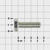 Болт DIN 933 10x35 мм оцинкованный на вес