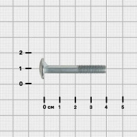 Болт мебельный DIN 607 6x40 мм оцинкованный на вес