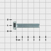 Болт DIN 933 8x40 мм оцинкованный на вес