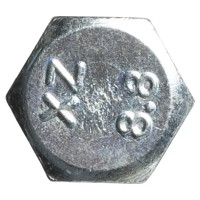 Болт DIN 933 8x25 мм оцинкованный на вес