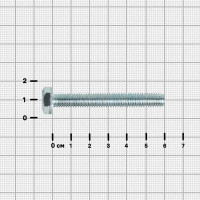 Болт DIN 933 8x60 мм оцинкованный на вес