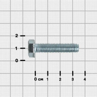 Болт DIN 933 8x35 мм оцинкованный на вес