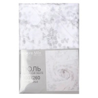Тюль на ленте Фрейя 300x260 см цвет серый