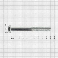 Болт DIN 931 10x100 мм оцинкованный