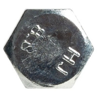 Болт DIN 931 10x80 мм оцинкованный