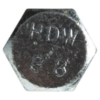 Болт DIN 931 8x80 мм оцинкованный