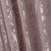 Штора на ленте со скрытыми петлями Денви 160x270 см цвет розово-бежевый
