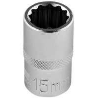 Торцевая головка Stels 13660 1/2 дюйма 15 мм