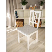 Подушка для стула Linen Way 40x40 см цвет светло-серый