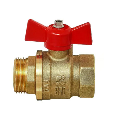 Кран шаровой прямой БАЗ DN15 PN40 1/2\
