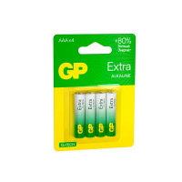 Батарейка GP Extra G-Tech алкалиновая LR03 AAA 4 шт.