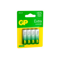 Батарейка GP Extra G-Tech алкалиновая LR6 AA 4 шт.
