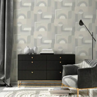 Обои флизелиновые Palitra Home Modern серые 1.06 м HC72205-14