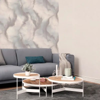 Обои флизелиновые Palitra Home Amour бежевые 1.06 м HC72397-24