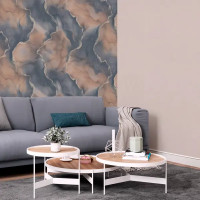 Обои флизелиновые Palitra Home Amour черно-бежевые 1.06 м HC72397-43