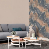 Обои флизелиновые Palitra Home Amour темно-бежевые 1.06 м HC72398-43