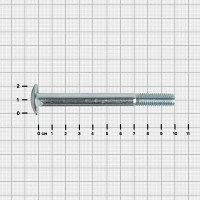 Болт DIN 607 10x100 мм оцинкованный