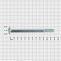 Болт DIN 607 10x120 мм оцинкованный