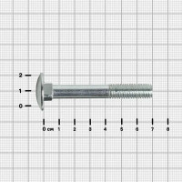 Болт DIN 603 10x70 мм оцинкованный