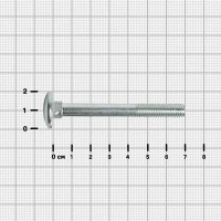 Болт DIN 603 8x70 мм оцинкованный