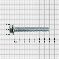 Болт DIN 6921 10x70 мм оцинкованный
