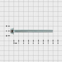 Болт DIN 6921 6x80 мм оцинкованный