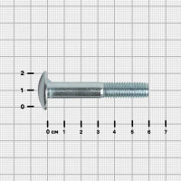 Болт DIN 607 10x60 мм оцинкованный на вес