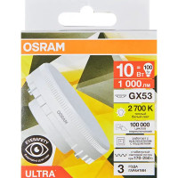 Лампа светодиодная Osram GX53 10 Вт теплый белый свет