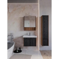 Каркас шкафа-пенала в ванную комнату Louis 36.6x30x170 см цвет коричневый