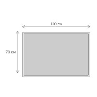 Коврик для ванной Fixsen Coner 70x120 см цвет черно-белый
