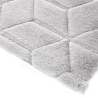 Коврик для ванной Fixsen Diamond 70x120 см цвет серый