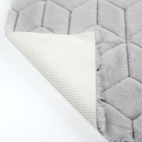 Коврик для ванной Fixsen Diamond 70x120 см цвет серый