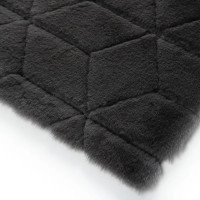 Коврик для ванной Fixsen Diamond 70x120 см цвет графит