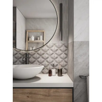 Настенная плитка Cracia Ceramica Tanto 03 25x60 см 1.2 м² цвет серый