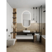 Настенная плитка Cracia Ceramica Shine 04 25x60 см 1.2 м² цвет бежевый