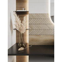 Настенная плитка Cracia Ceramica Shine 04 25x60 см 1.2 м² цвет бежевый