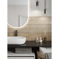 Настенная плитка Cracia Ceramica Shine 04 25x60 см 1.2 м² цвет бежевый
