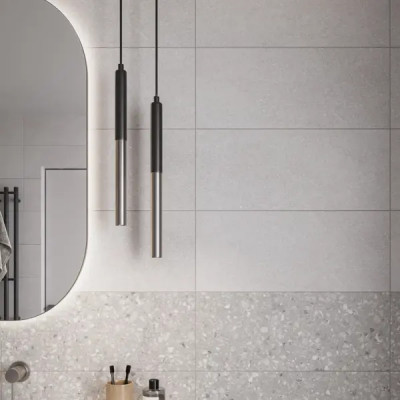 Настенная плитка Cracia Ceramica Bravo 01 25x60 см 1.2 м² цвет серый