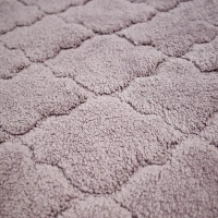 Коврик для ванной Bath Plus Лана 70x120 см цвет светло-фиолетовый