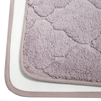 Коврик для ванной Bath Plus Лана 70x120 см цвет светло-фиолетовый