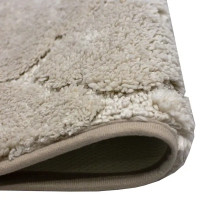 Коврик для ванной Bath Plus Лана 70x120 см цвет бежевый