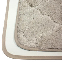 Коврик для ванной Bath Plus Лана 70x120 см цвет бежевый