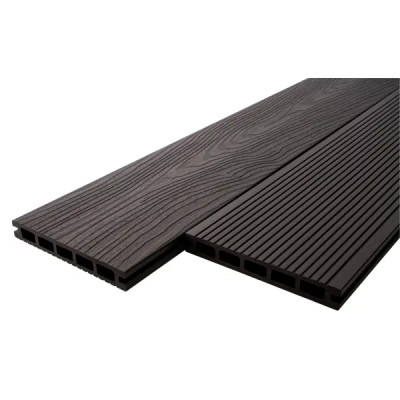 Террасная доска ДПК T-Decks цвет Венге 2000x150x20 мм двусторонний 0.3 м²