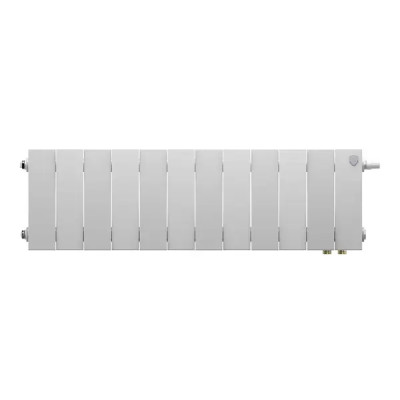 Радиатор секционный Royal Thermo PianoForte VDR80 200/10 12 секций нижнее правое подключение биметалл белый