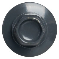 Саморезы по металлу с пресс-шайбой со сверлом RAL 7024 5.5x32 мм 80 шт.