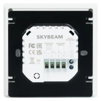 Терморегулятор для теплого пола Beca BHT-001-GB9 электронный программируемый цвет белый