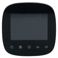 Терморегулятор для теплого пола Beca BHT-001-GB1 электронный программируемый цвет черный