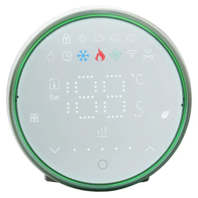 Терморегулятор для теплого пола Beca BHT-001-GB3 электронный программируемый цвет белый