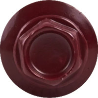 Саморезы кровельные по дереву оцинкованные с буром 4.8x51 мм на вес RAL 3005