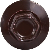 Саморезы по металлу оцинкованные с буром 5.5x38 мм на вес RAL 8017